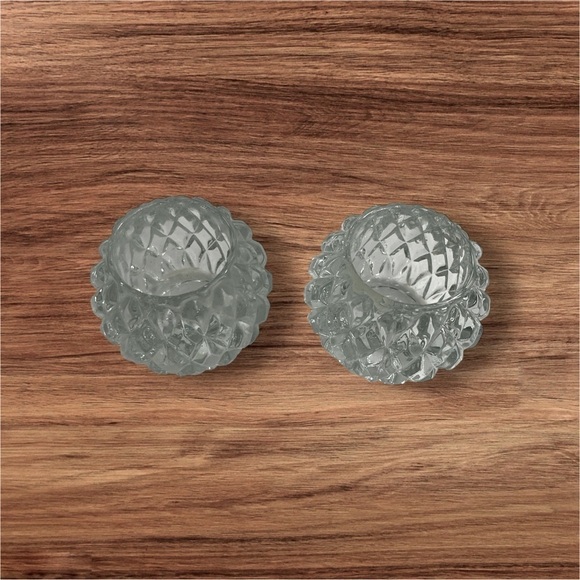 Partylite Rockport Pair Candle Holders set of 2 - Picture 6 of 10